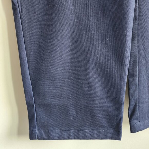 46x30 Blue Chinos Jos A Bank Cotton Reserve Pants New Flat Front Nwt Navy Khakis - Picture 8 of 17